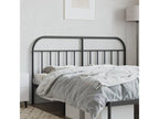 Tête de lit en métal noir 160cm