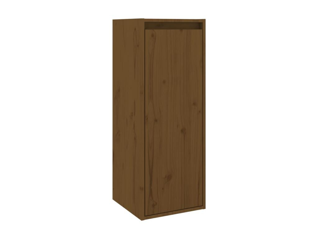 Armoire murale Marron miel 30x30x80 cm Bois de pin massif
