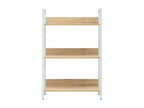 Biblioth¨¨que¨¤ 3 niveaux Ch¨ºne 60x27.6x90.5 cm Agglo¨¦r¨¦