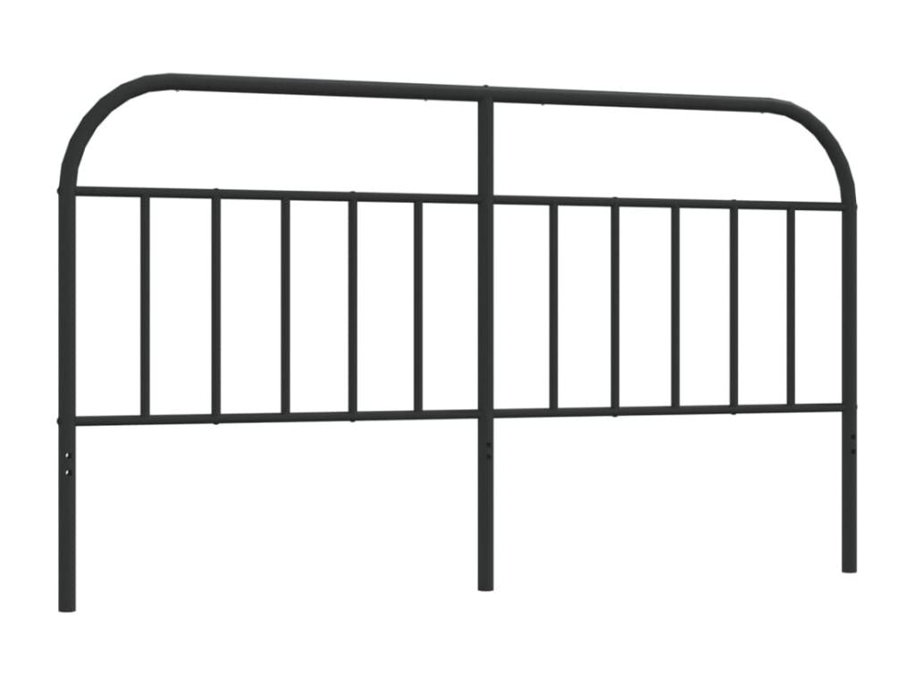 Tête de lit en métal noir 160cm