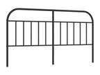Tête de lit en métal noir 160cm