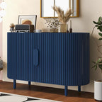 Buffet léger de luxe Merax au design incurvé avec étagères réglables