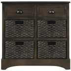 Armoire de rangement rustique TREXM