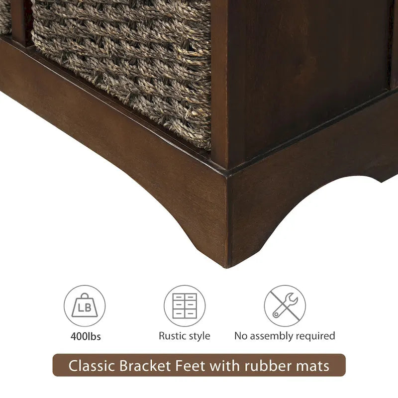 Armoire de rangement rustique TREXM