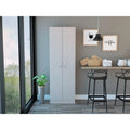 Armoire de rangement à double porte Virginia de FM Furniture, cinq étagères