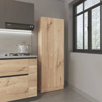 Armoire de rangement à double porte Virginia de FM Furniture, cinq étagères