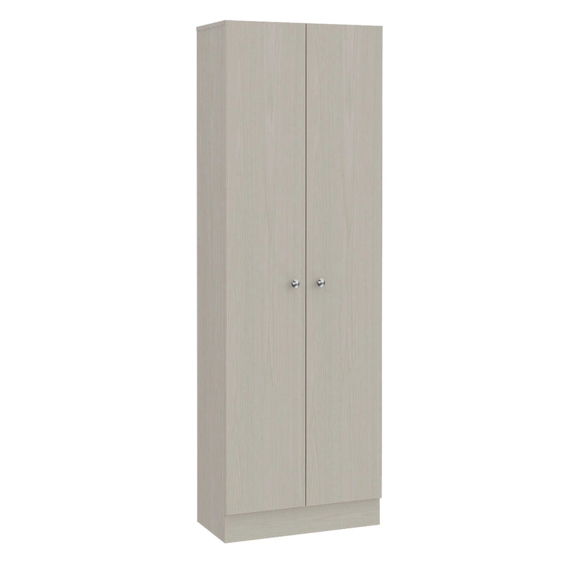 Armoire de rangement à double porte Virginia de FM Furniture, cinq étagères