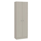 Armoire de rangement à double porte Virginia de FM Furniture, cinq étagères
