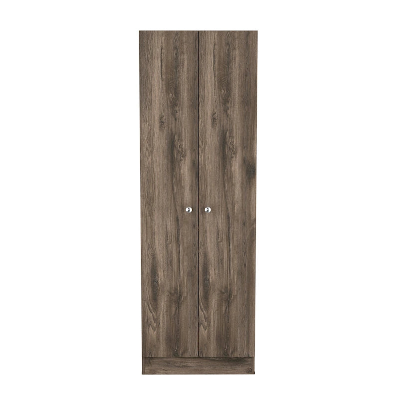 Armoire de rangement à double porte Virginia de FM Furniture, cinq étagères