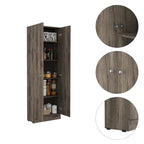 Armoire de rangement à double porte Virginia de FM Furniture, cinq étagères