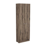 Armoire de rangement à double porte Virginia de FM Furniture, cinq étagères
