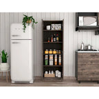 Armoire de rangement à double porte Virginia de FM Furniture, cinq étagères