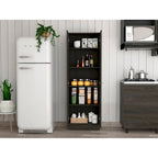 Armoire de rangement à double porte Virginia de FM Furniture, cinq étagères