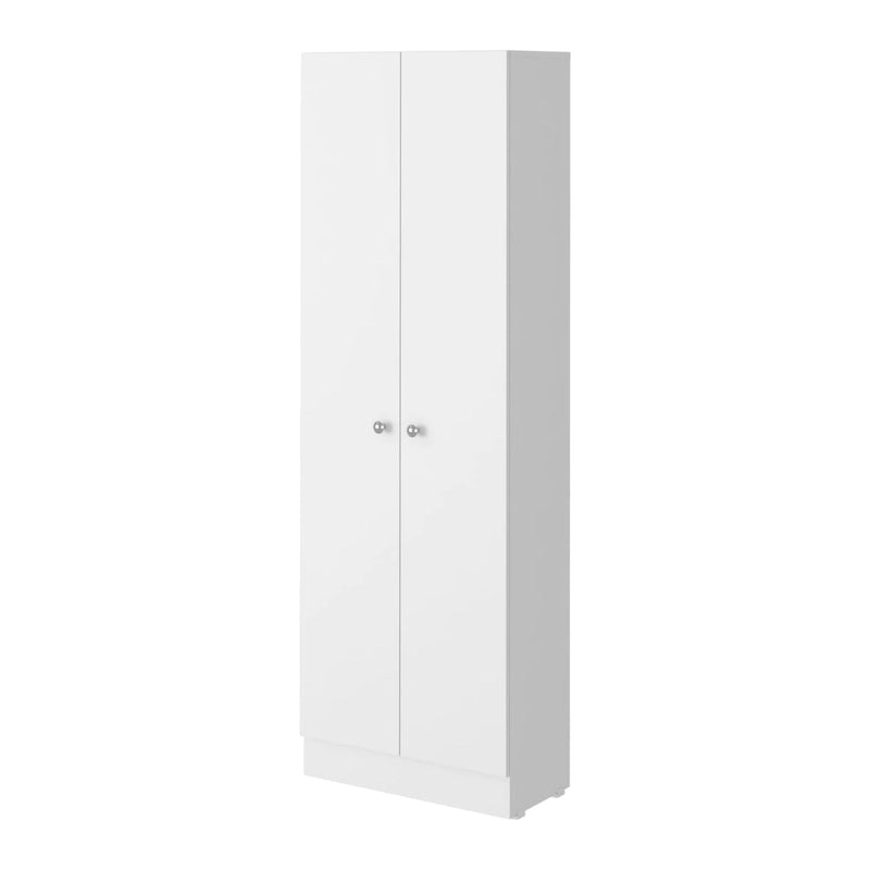 Armoire de rangement à double porte Virginia de FM Furniture, cinq étagères