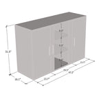 Buffet modulaire moderne 3D Soho S7 de 47 pouces