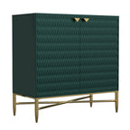 Clihome Buffet/meuble de rangement multimédia à 2 portes de 80 cm (31,5 pouces)