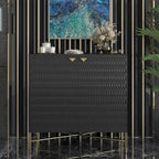 Clihome Buffet/meuble de rangement multimédia à 2 portes de 80 cm (31,5 pouces)