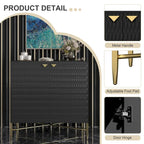 Clihome Buffet/meuble de rangement multimédia à 2 portes de 80 cm (31,5 pouces)