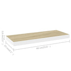 Étagères murales flottantes, 2 pièces, 23,6 x 9,3 x 1,5 cm, MDF - 23,6 x 9,3 x 1,5 cm (L x l x H)
