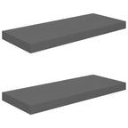 Étagères murales flottantes, 2 pièces, 23,6 x 9,3 x 1,5 cm, MDF - 23,6 x 9,3 x 1,5 cm (L x l x H)