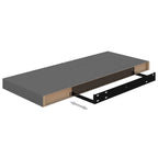 Étagères murales flottantes, 2 pièces, 23,6 x 9,3 x 1,5 cm, MDF - 23,6 x 9,3 x 1,5 cm (L x l x H)