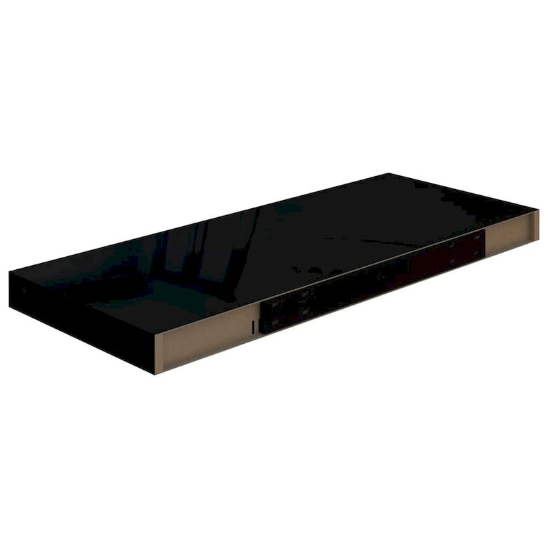 Étagères murales flottantes, 2 pièces, 23,6 x 9,3 x 1,5 cm, MDF - 23,6 x 9,3 x 1,5 cm (L x l x H)