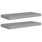 Étagères murales flottantes, 2 pièces, 23,6 x 9,3 x 1,5 cm, MDF - 23,6 x 9,3 x 1,5 cm (L x l x H)