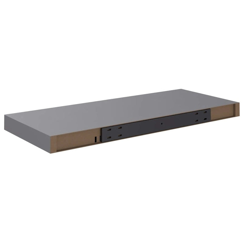 Étagères murales flottantes, 2 pièces, 23,6 x 9,3 x 1,5 cm, MDF - 23,6 x 9,3 x 1,5 cm (L x l x H)