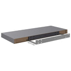 Étagères murales flottantes, 2 pièces, 23,6 x 9,3 x 1,5 cm, MDF - 23,6 x 9,3 x 1,5 cm (L x l x H)