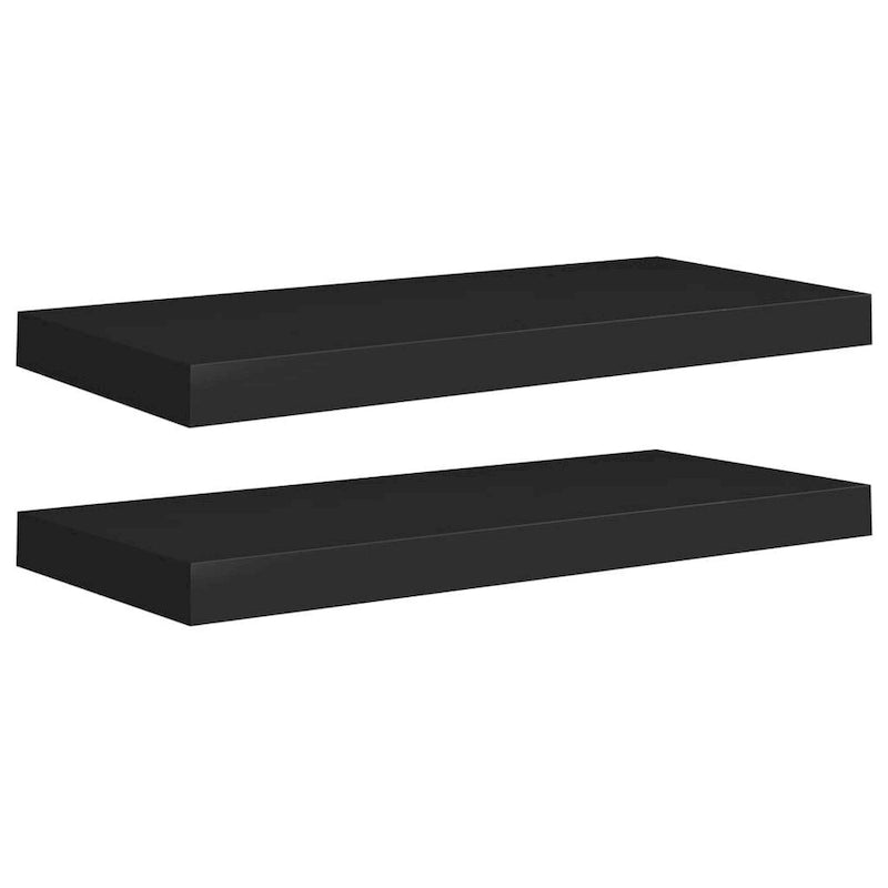 Étagères murales flottantes, 2 pièces, 23,6 x 9,3 x 1,5 cm, MDF - 23,6 x 9,3 x 1,5 cm (L x l x H)