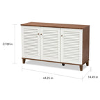 Meuble à chaussures à 8 étagères Carson Carrington Kaettilstorp