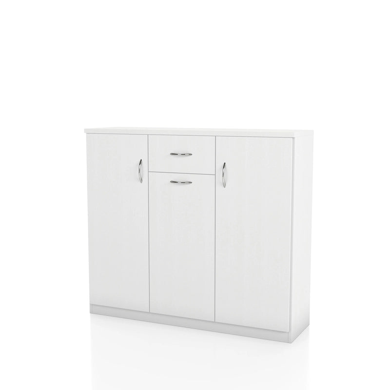 Meuble à chaussures contemporain Ekko à 10 étagères et 1 tiroir, par Furniture of America