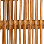 Chariot de cuisine Diwata en rotin marron naturel, style bohème moderne