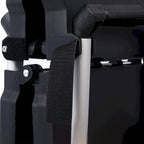 Chariot de service pliable à 3 niveaux, capacité de charge de 22,7 kg par étagère - 65 cm (L) x 39 cm (l) x 83 cm (H)