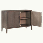 Armoire en bois à 2 portes