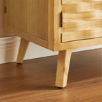 Buffet Art Leon en bois texturé avec rangement