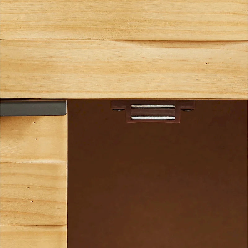 Buffet Art Leon en bois texturé avec rangement