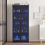 Meuble de salle à manger avec éclairage LED - Non applicable