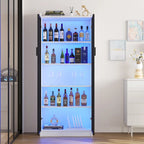 Meuble de salle à manger avec éclairage LED - Non applicable