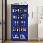 Meuble de salle à manger avec éclairage LED - Non applicable