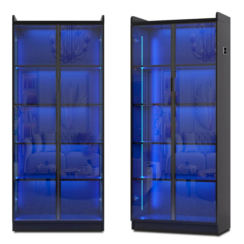 Meuble de salle à manger avec éclairage LED - Non applicable