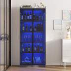 Meuble de salle à manger avec éclairage LED - Non applicable