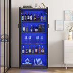 Meuble de salle à manger avec éclairage LED - Non applicable