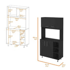 Armoire de rangement FM Furniture Colorado avec trois étagères ouvertes - Non disponible