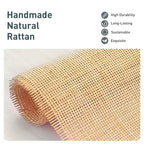 Meuble de rangement d'appoint en rotin avec tiroirs pour salon