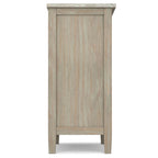 Meuble de rangement bas de style transitionnel WYNDENHALL Norfolk en bois massif, 81 cm de large - 81 cm (l) x 36 cm (p) x 79 cm (h)