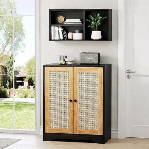 2 Doors Accent Sideboard Cabinet - 15D x 27.56W x 47.24H