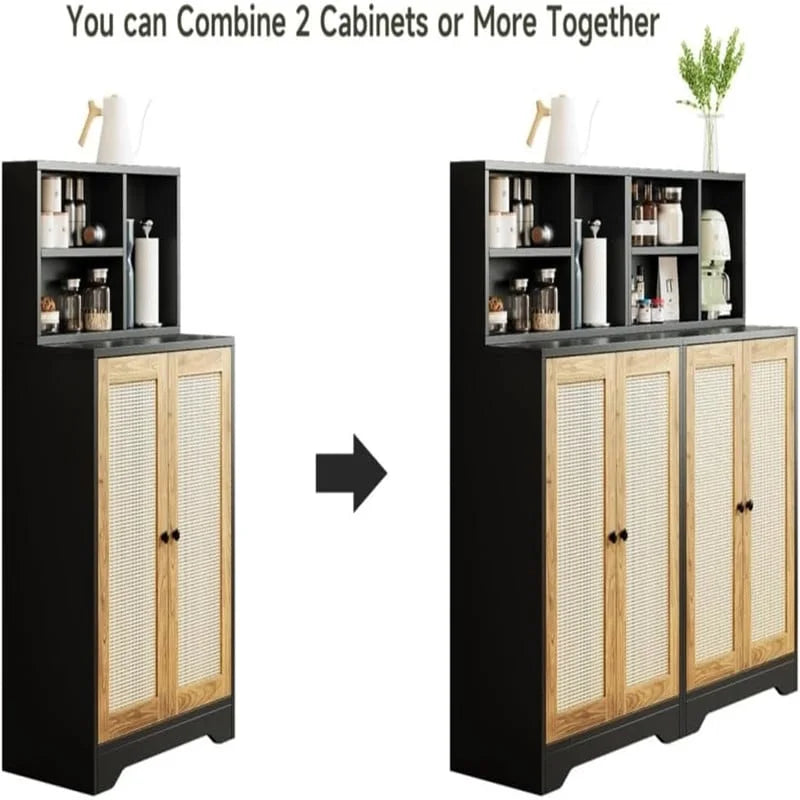 Buffet d'appoint à 2 portes - 15 po P x 27,56 po L x 47,24 po H