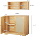 Buffet d'appoint à 2 portes - 15 po P x 27,56 po L x 47,24 po H