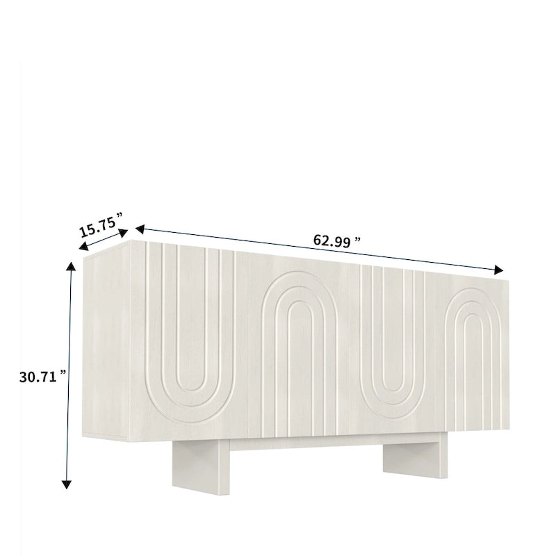 Buffet moderne Clihome 63 avec 4 portes
